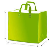  forme dimension sac cabas shopping