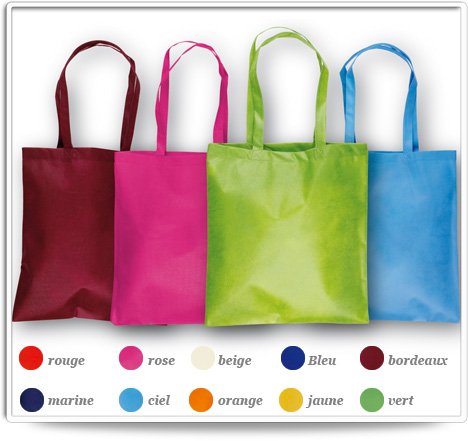 fabrication grossiste sac cabas promotion et publicite sac shopping en petite serie 